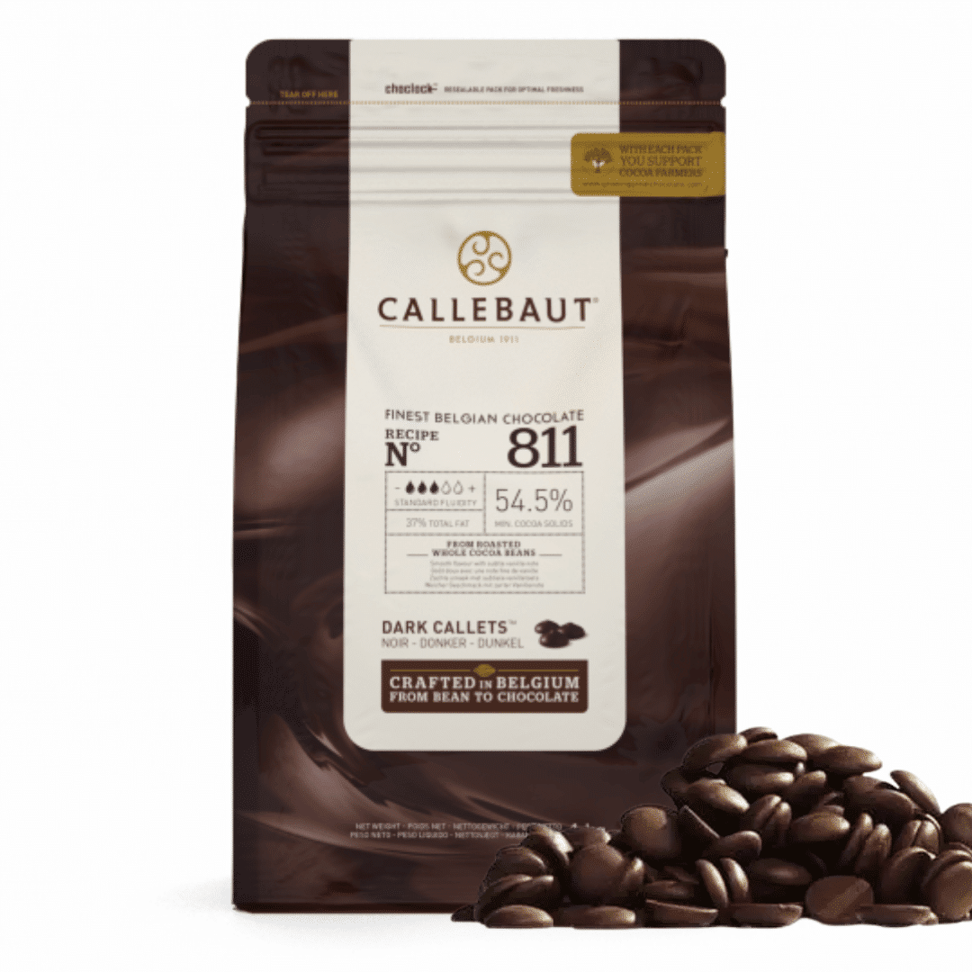 Chocolate de cobertura negro Callebaut 54,5% | Chocolate belga