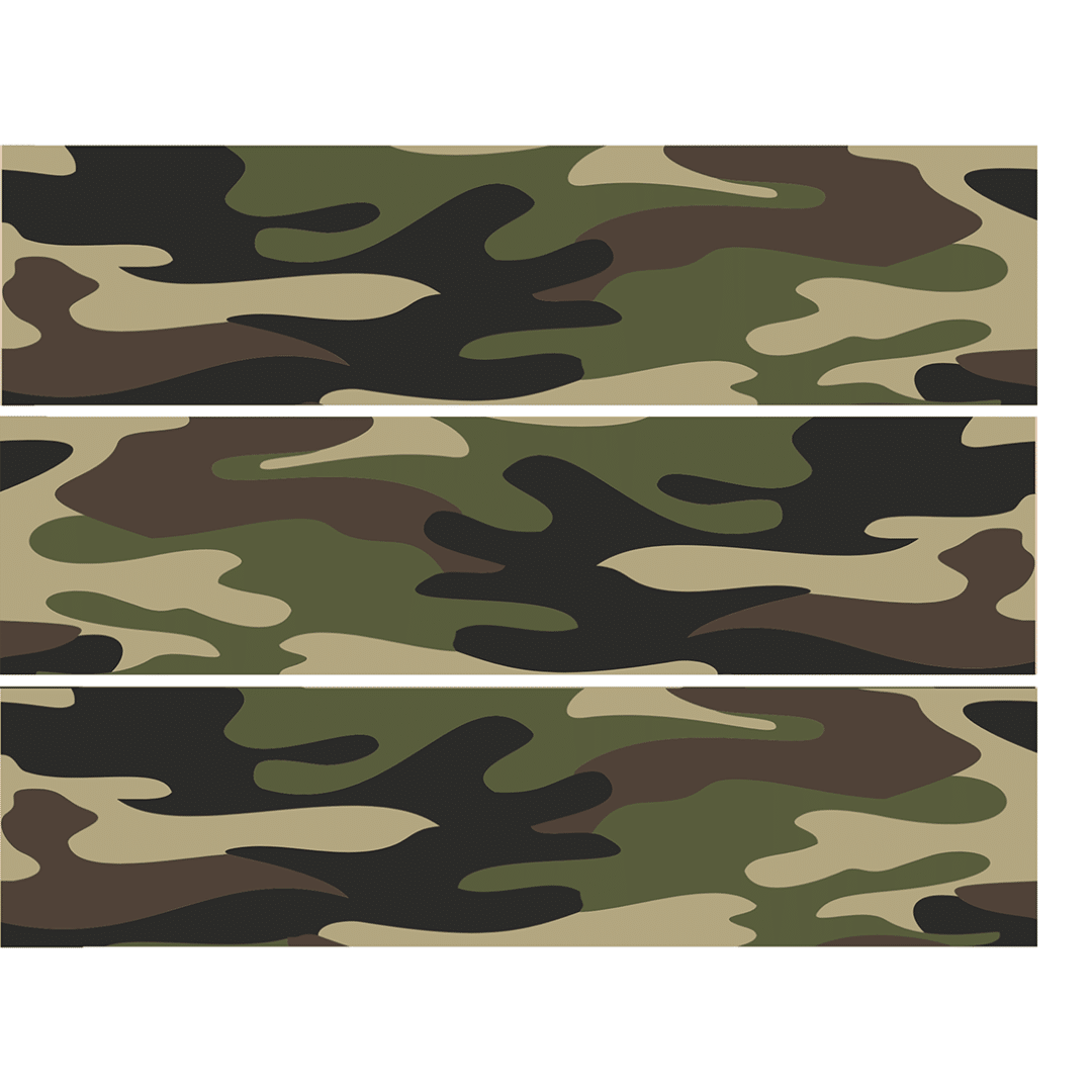 camuflaje de contorno de pastel comestible