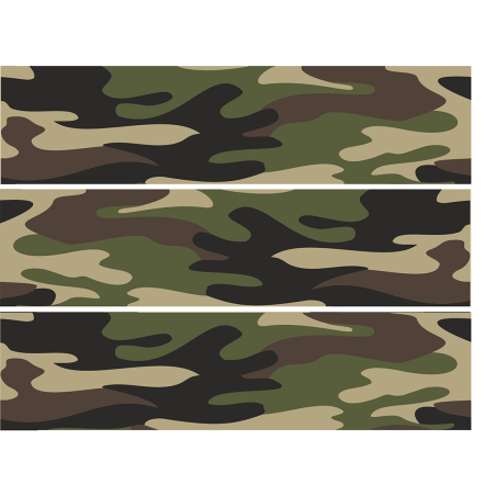 camuflaje de contorno de pastel comestible