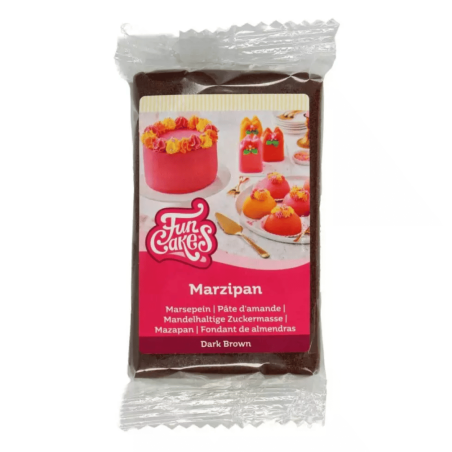 Pasta de almendras marrones Funcakes 250 gr