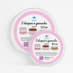 Disco de ganache acrílico en un juego de 2 - tamaño de su elección