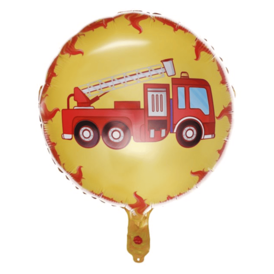 Globo de aluminio de bombero de 45 cm de diámetro