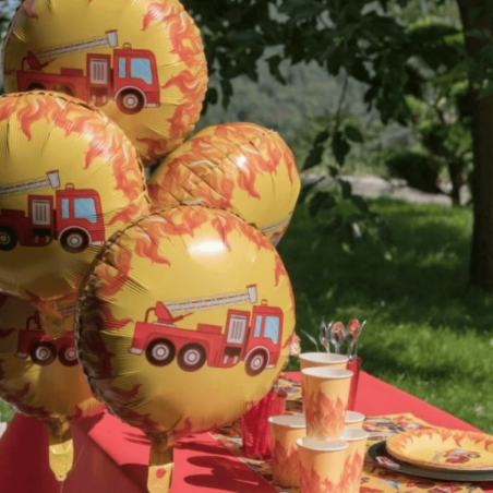 globos inflados para un cumpleaños