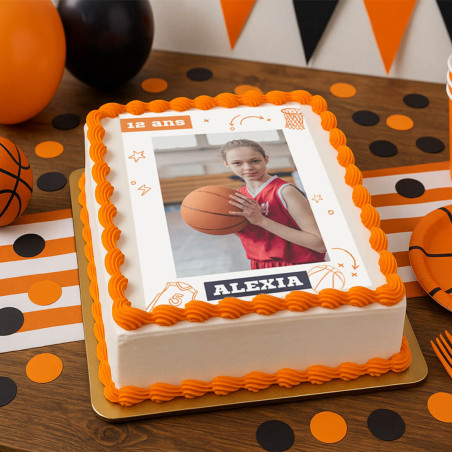 Cesta de fotos comestible A4 – Personalizable