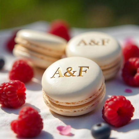 macarons personalizados con texto