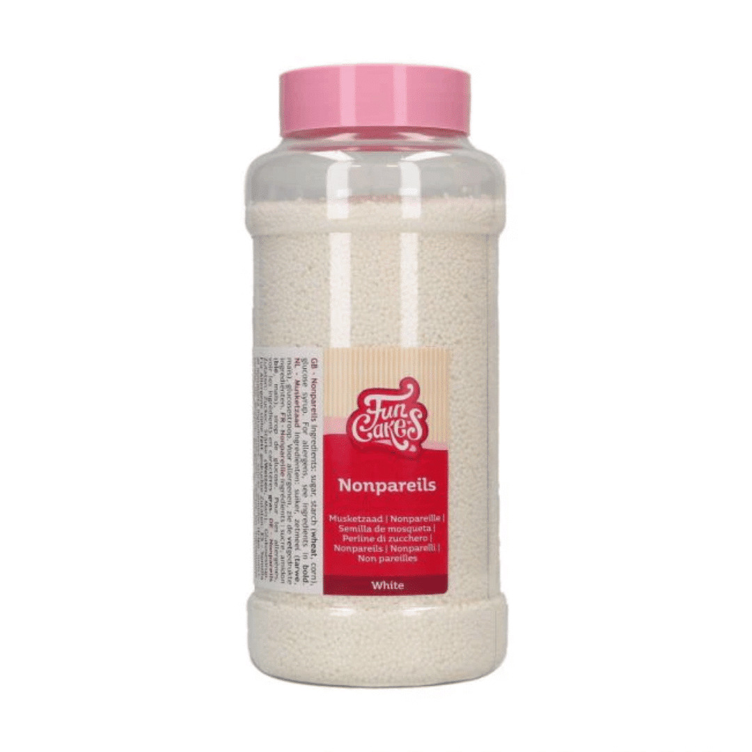 Tarro de Mini perlas de azúcar blanco 1 mm - 800 gr