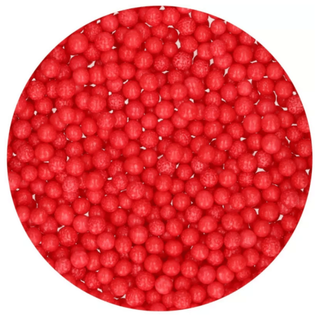 Perlas de azúcar rojas 5 mm - 500 gr