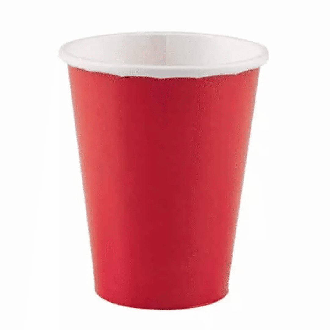 tazas rojas