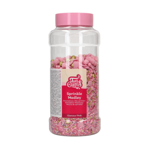 Chispas de colores glamour rosa 600g