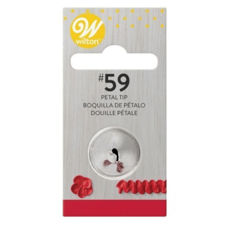 Boquilla para pétalos Wilton n.º 59, embalaje