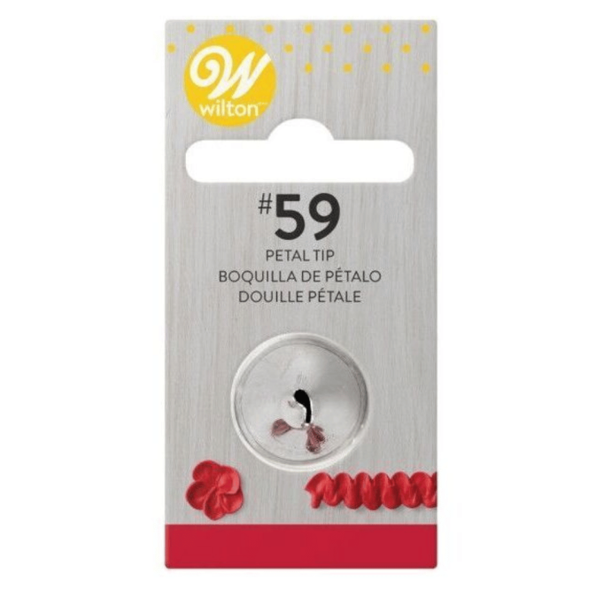 Boquilla para pétalos Wilton n.º 59, embalaje