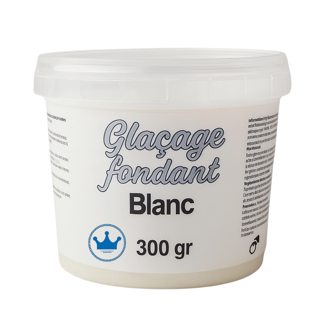 Glaseado de fondant blanco de 300 g y Silkytop