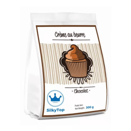Mezcla para crema de mantequilla de chocolate 300 gr silkytop