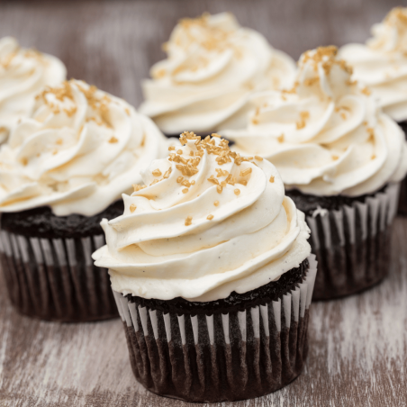 cupcakes de crema de mantequilla