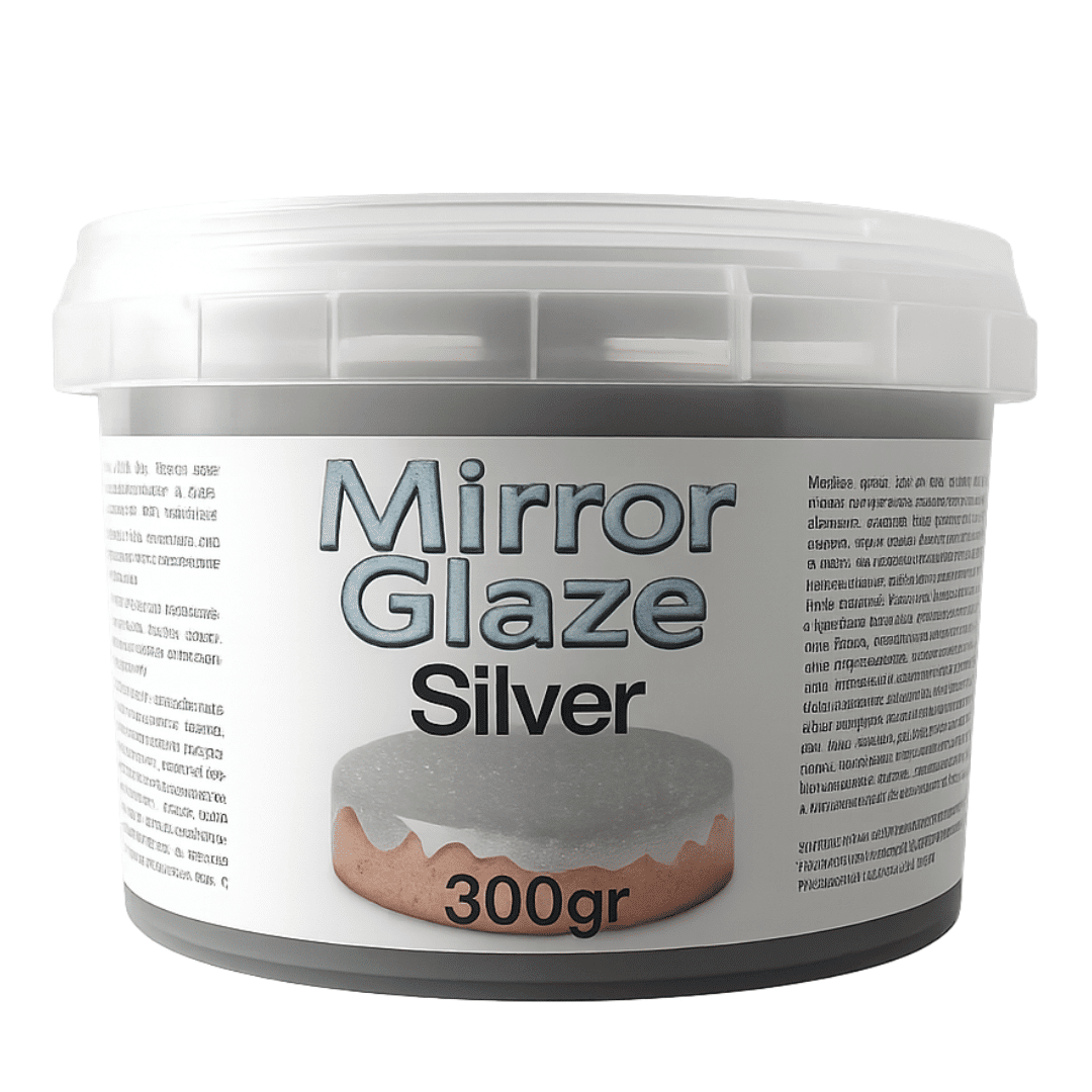 Esmalte de espejo plateado Silkytop 300 g