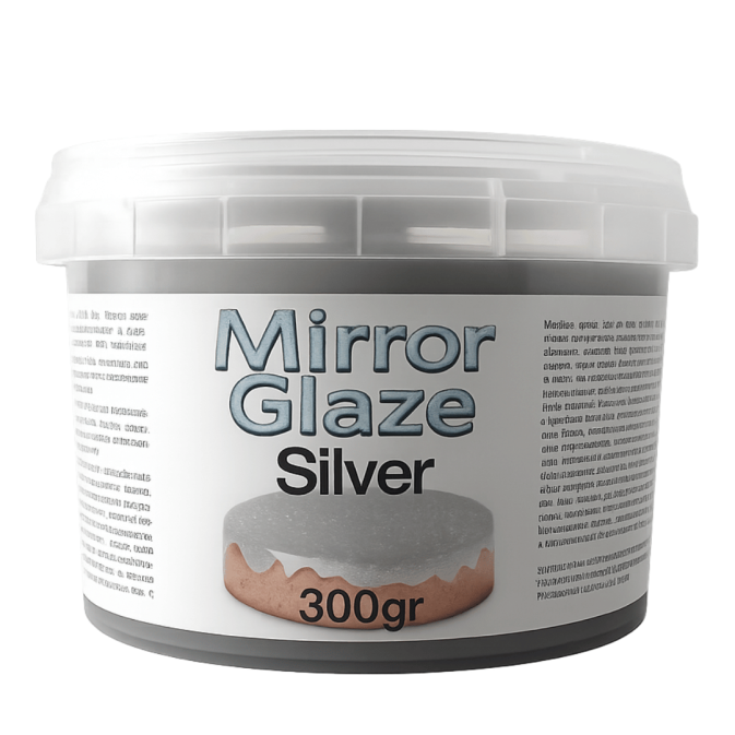 Esmalte de espejo plateado Silkytop 300 g