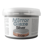 Esmalte de espejo plateado Silkytop 300 g