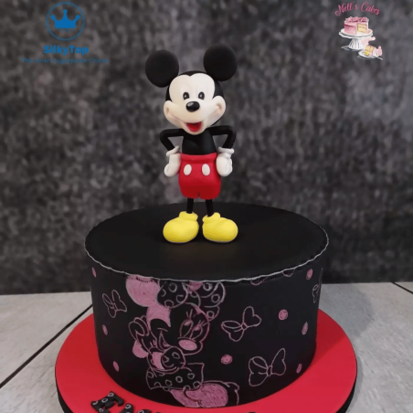 Pastel de pasta de azúcar de Mickey