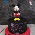 Pastel de pasta de azúcar de Mickey