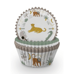 60 cápsulas para cupcakes de safari