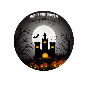 disco-de-azúcar-de-halloween