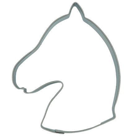 Cortador de galletas cabeza de caballo 8 cm