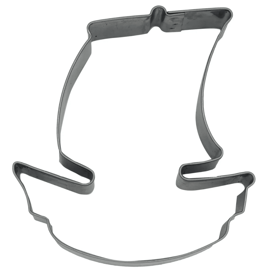 Cortador de galletas barco pirata 7,5 cm