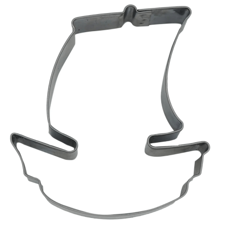 Cortador de galletas barco pirata 7,5 cm