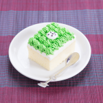 pastel de fútbol con efecto hierba