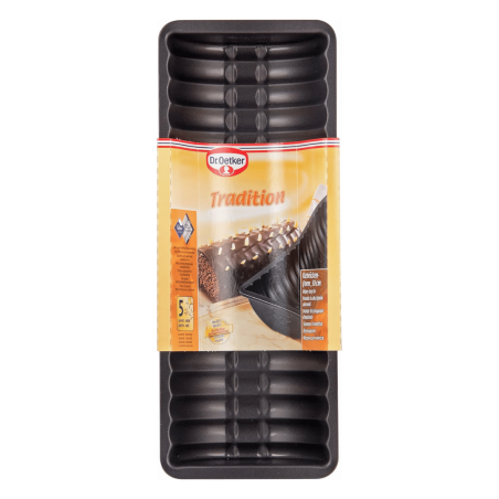 Molde para troncos ondulados de 30 cm Dr Oetker
