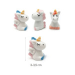 Figuras de unicornio - frijoles para roscón de reyes