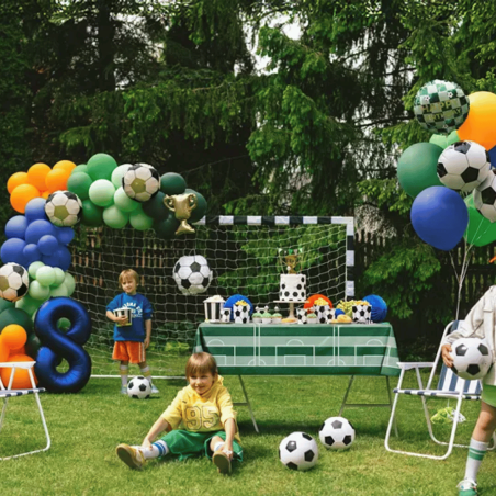 cumpleaños con temática de fútbol