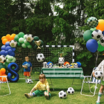 cumpleaños con temática de fútbol