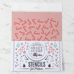 Plantilla de bastón de caramelo navideño de SweetStamp
