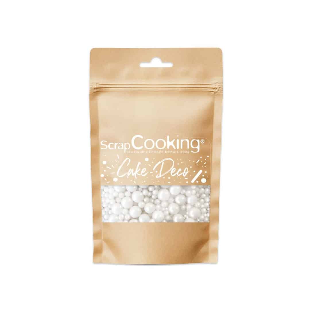 Perlas de azúcar blanca para cocinar con chatarra