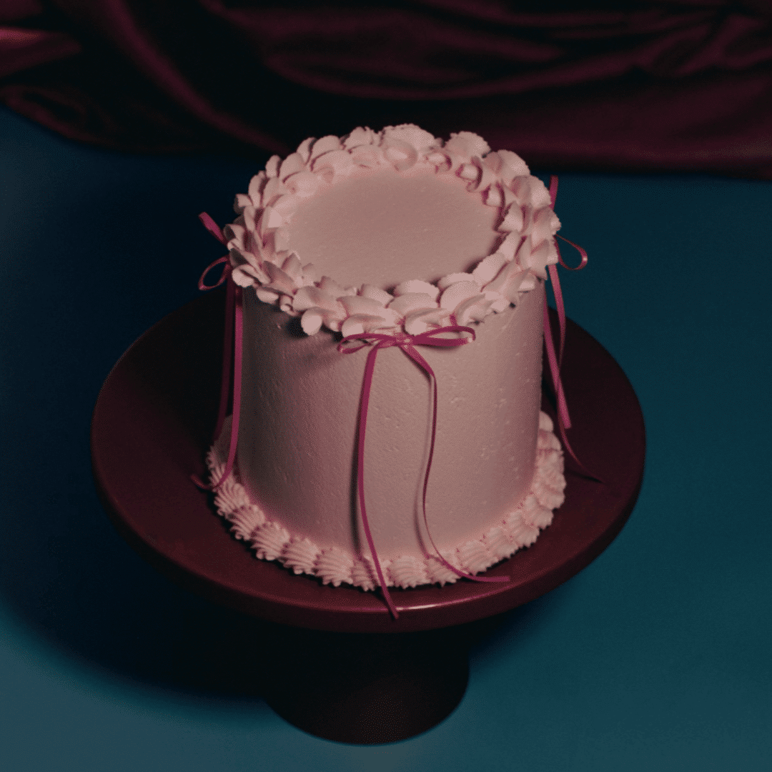 Adorno para tarta de rosas Noeuds PME