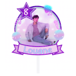 adorno para tarta de k-pop