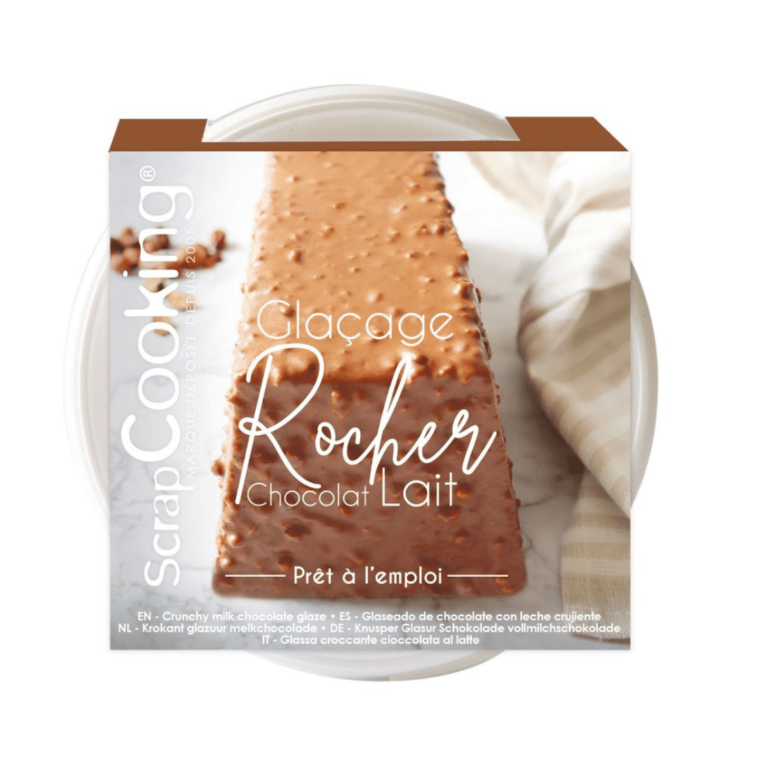 Glaseado de chocolate con leche Rocher listo para usar 400 g