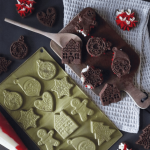 Molde de silicona para galletas navideñas