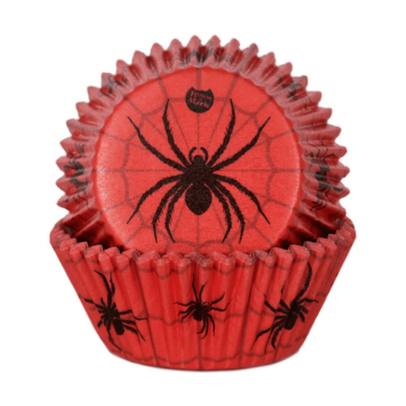 48 moldes para cupcakes con forma de araña