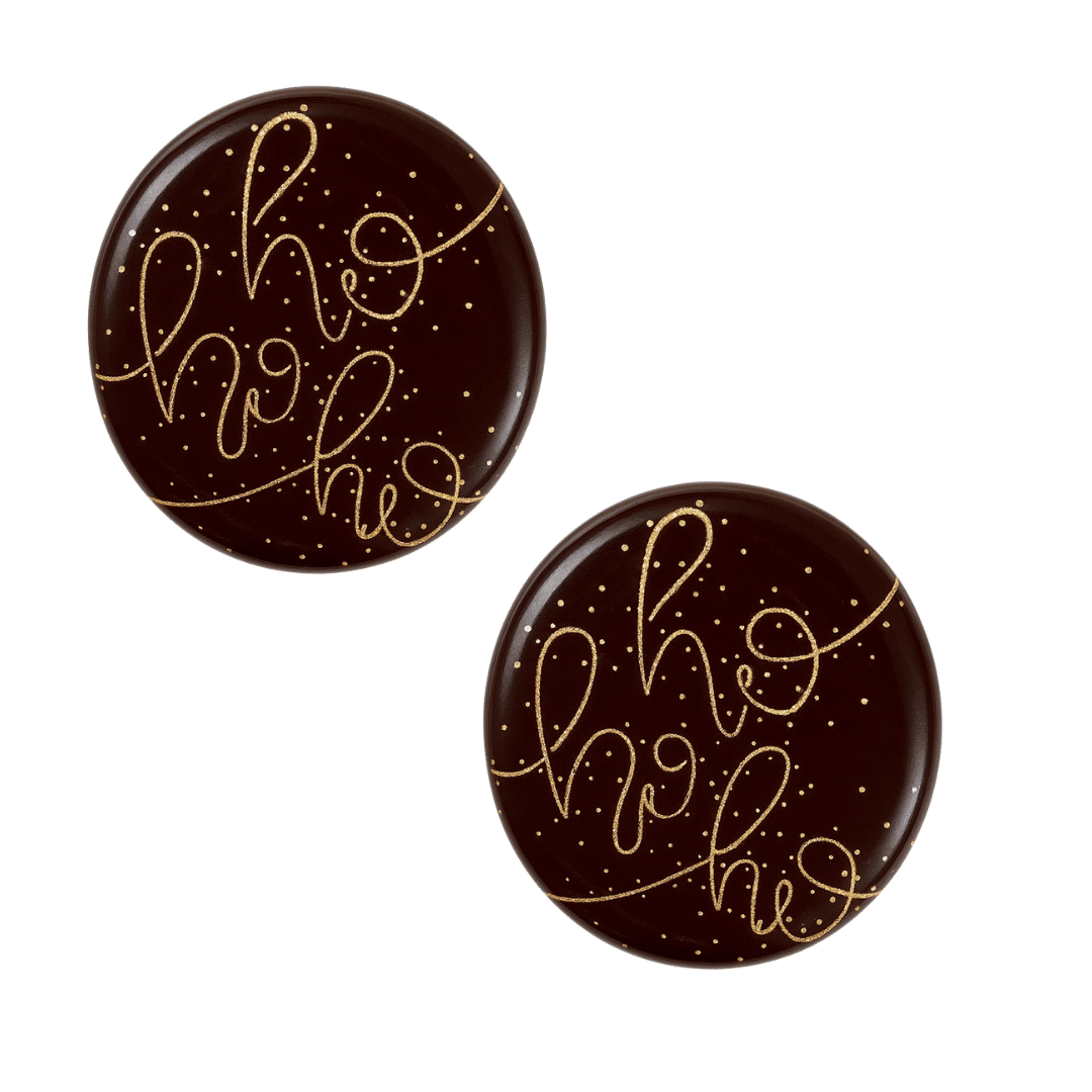 2-adornos navideños-de-chocolate-negro