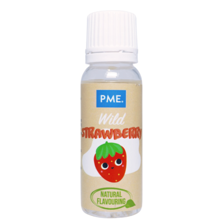 Sabor alimentario de fresa 100% natural.