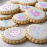 galletas de mantequilla con temática de K-pop