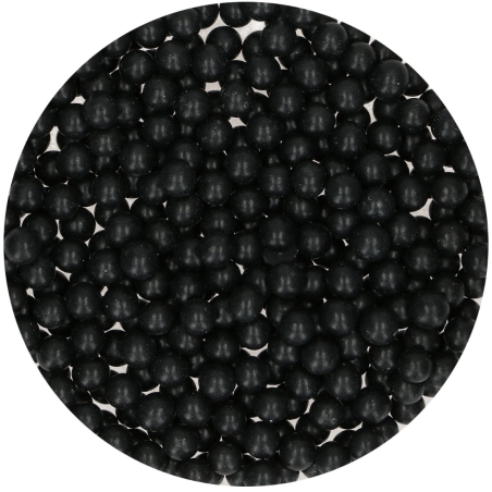 Perlas de azúcar negro | Decoración de diseño de pastel