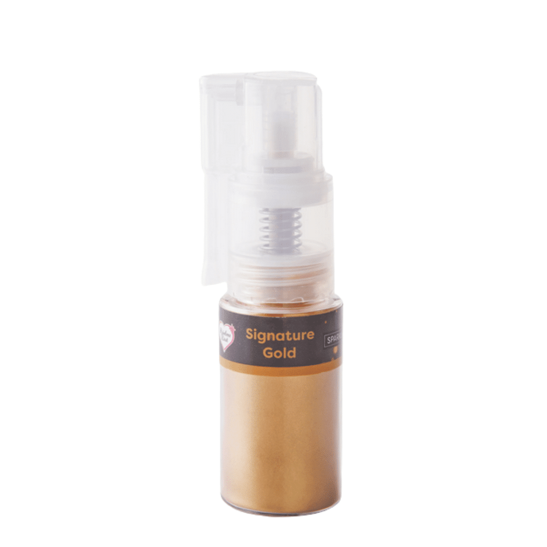 Spray Dorado Brillante Rainbow Dust para Decoración de Pasteles