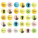 Platillos de fútbol personalizados