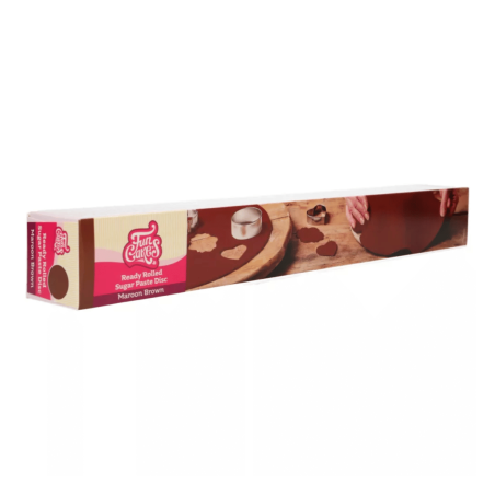 Rollo de pasta de azúcar funcakes marrón Ø 36 cm