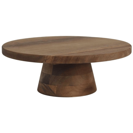Présentoir à gâteau en bois - 28 cm