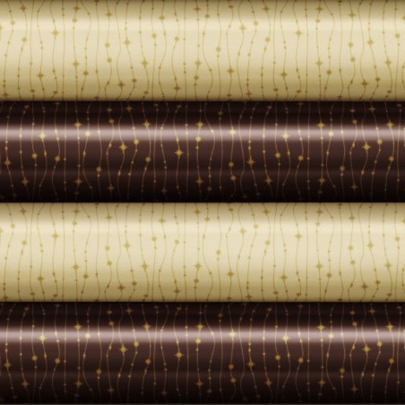 Hoja de transferencia de chocolate navideño