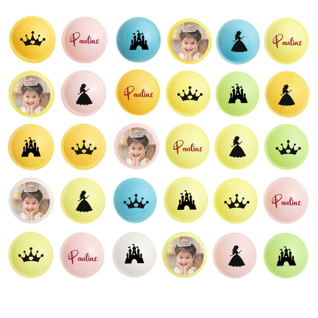 Platillos de princesa personalizados